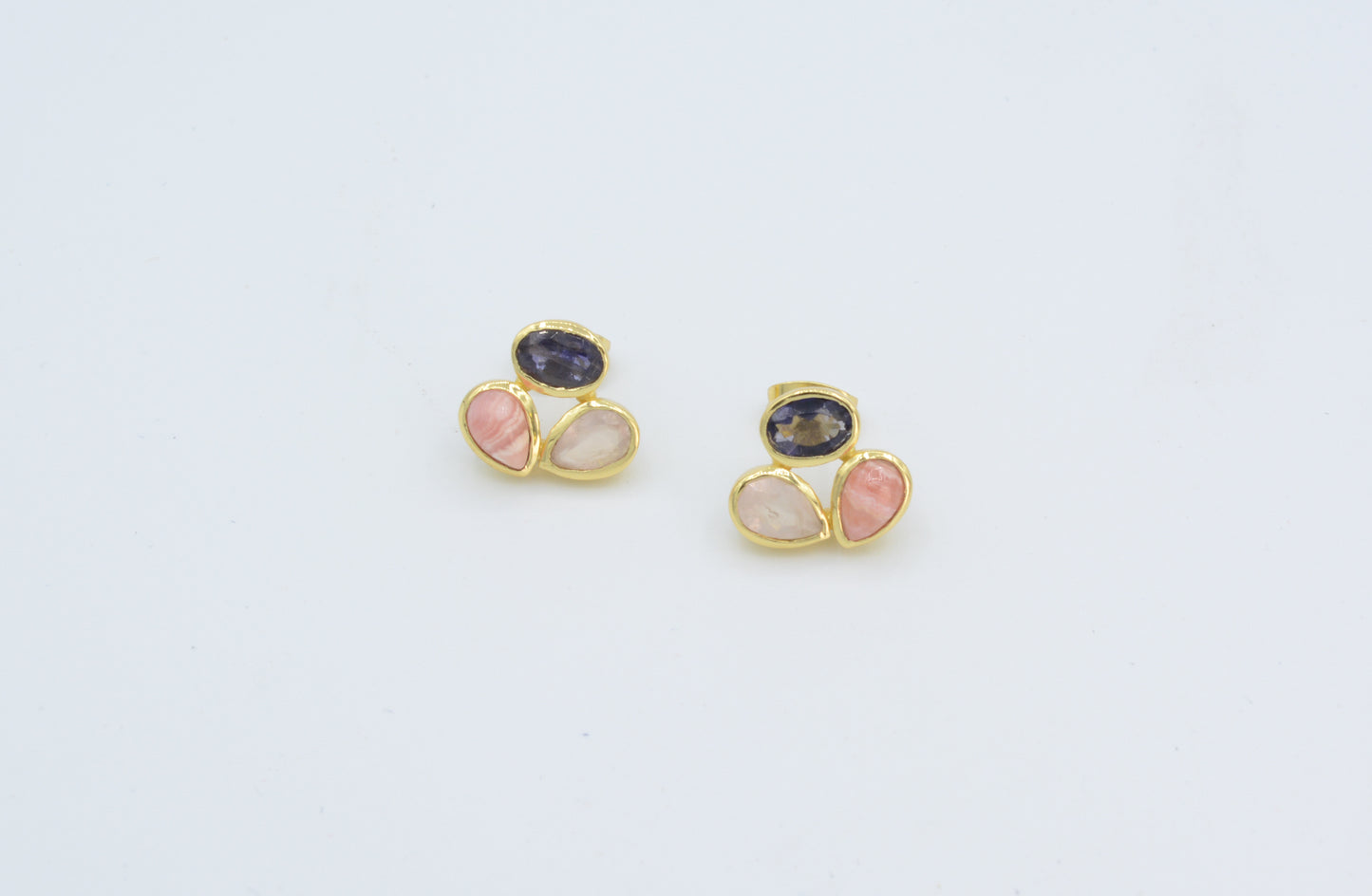 Multigem Stud Earrings