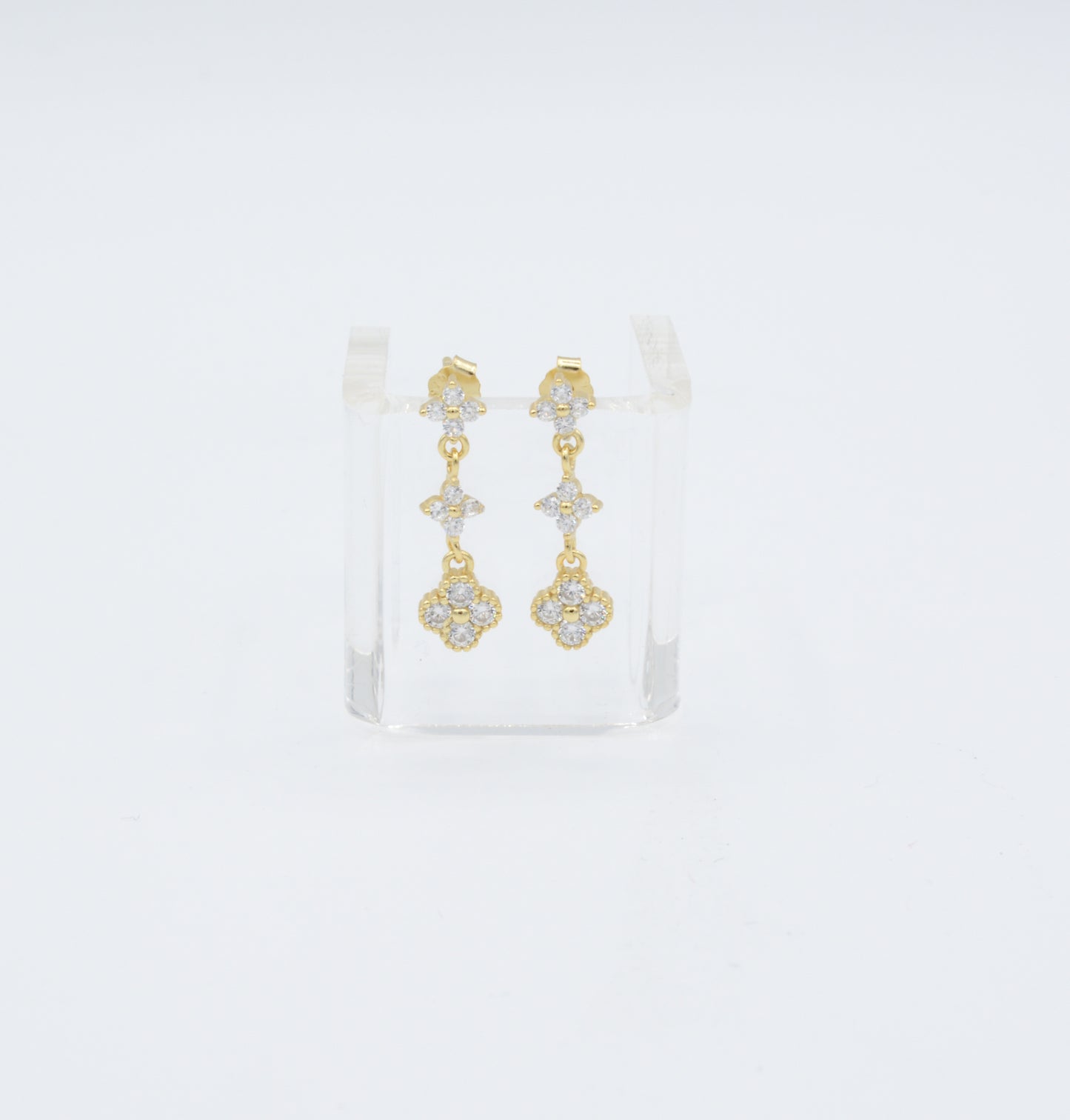 Small Triple Drop Earrings