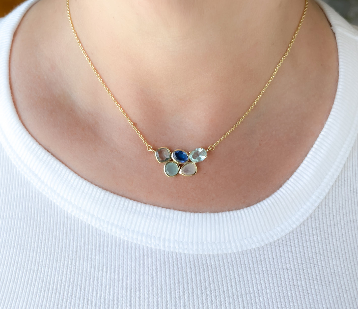 Multi Stone Necklace