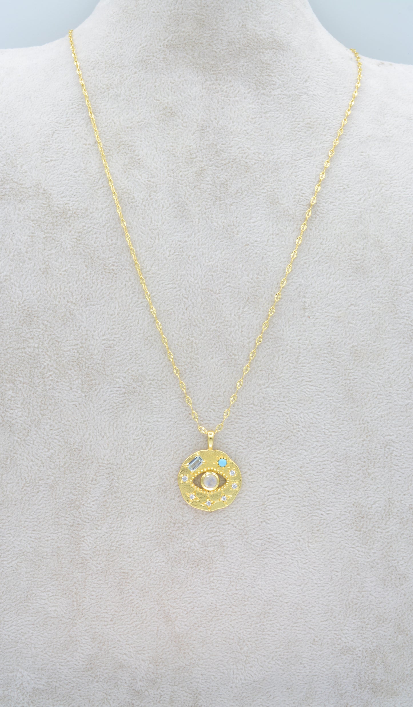 Good Luck Eye and Star Necklace