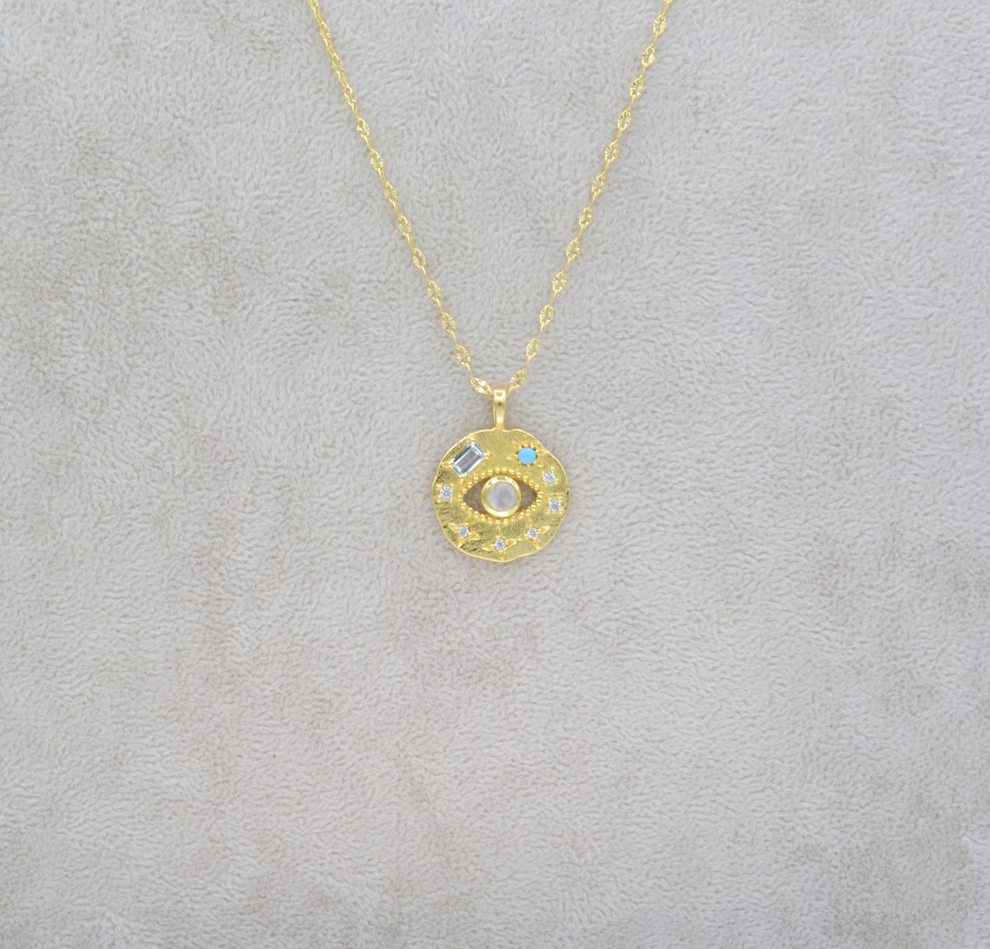 Good Luck Eye and Star Necklace