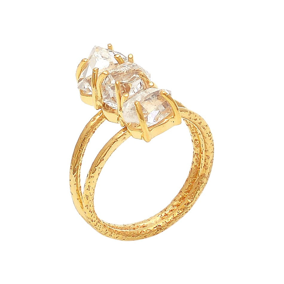 Herkimer Diamond Ring