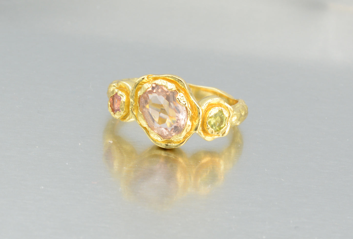 Nature's Embrace Multi-Stone Ring