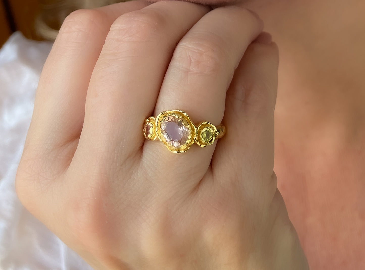 Nature's Embrace Multi-Stone Ring