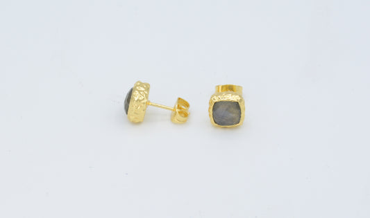 Labradorite Stud Earrings
